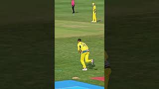 Starc bowling at HPCA Dharamshala crowd viewrcbunbox rcb newzelandvsausipl rcbvscsk [upl. by Bina]