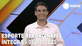 Esporte Record News  05122023 [upl. by Hanus]