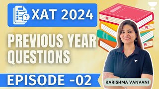 XAT 2024  XAT Previous Year Question Paper  XAT VARC  Karishma Vanvani xat2024 [upl. by Alyn]