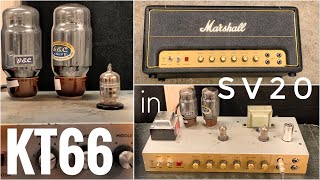 Putting KT66 Tubes in my Marshall Studio Vintage [upl. by Eiro394]