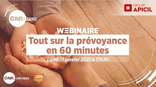 Tout sur la prévoyance en 60 minutes Webinaire CFDT Cadres [upl. by Eden]