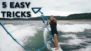 5 Beginner WakeSurfing Tricks You Need To Know [upl. by Naret723]