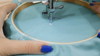 Free Motion Sewing on a Regular Sewing Machine [upl. by Pettiford615]