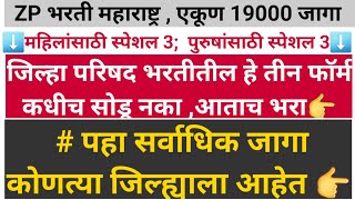 महाराष्ट्रात 19 हजार जागांची सरळसेवा भरती आजच फॉर्म भरा👆 zp saralsevabharti talathi [upl. by Willmert]