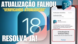 Resolva iPhone travada na atualização solicitadaatualização pausadaverificando atualização iOS 18 [upl. by Geraint377]