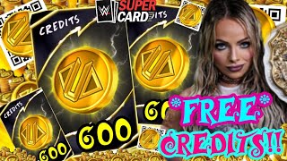 CRAZY CHEATS TO GET FREE 600 CREDITS amp QR CODES WWE SuperCard [upl. by Kaufmann]