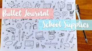 สอนวาดการ์ตูน่ารักๆ ไว้ตกแต่งใบงาน ตกแต่งแพลนเนอร์  bullet journal [upl. by Nnateragram]