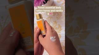 Forest essential honey vanilla body lotion forestessentials bodycare bodylotion nykaa vanilla [upl. by Brent]