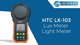 HTC LX103 Lux Meter  Light Meter [upl. by Ahsined]