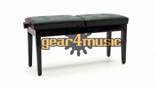 Deluxe Duet Piano Stool by Gear4music [upl. by Juieta407]