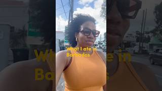 What I ate in Barbados travel barbados foodreview barbadostourism vacation [upl. by Arikat]