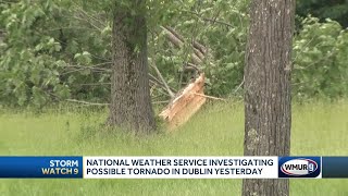 Powerful storm brings down trees in Dublin NH [upl. by Cony]