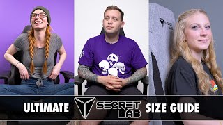 Ultimate SECRETLAB Size Comparison Guide Omega vs Titan vs Titan XL [upl. by Sherie]