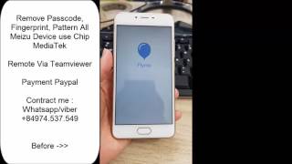 Hard Reset Remove Pin Pattern Password lock Meizu M3s M3 note mx6 mx3 [upl. by Enifesoj]