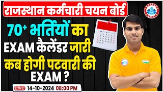 Rajasthan New Vacancy 202526  RSMSSB Exam Calendar  70 भर्तियां  Full Detail By Ranjeet Sir [upl. by Roarke]