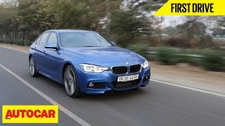 BMW 320d  First Drive  Autocar India [upl. by Yllet]