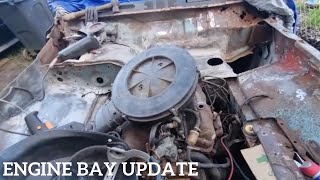 Cortina Mk4 Ghia 23 V6 Restoration  Engine Bay Update P16 [upl. by Einitsed173]