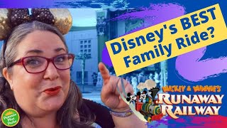 Is Mickey amp Minnies Runaway Railway Fat Friendly  Plus Size amp Accessible Disney Ride Review [upl. by Katherin]