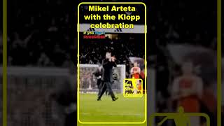 Mikel Arteta with the Klopp celebration [upl. by Florinda877]