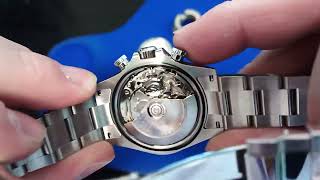 A LOOK INSIDE THE SUGESS DAYTONA HOMAGE AUTOMATIC CHRONOGRAPH MOVEMENT 7750 CLONE LINKDESCRIPTION [upl. by Natehc315]