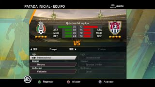 FIFA 11 PS2 Gameplay  Mexico vs USA [upl. by Cathe]