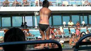 Drunk girl Busting moves on the cruise ship [upl. by Annyl]