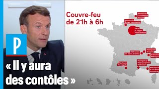 Covid19  couvrefeu entre 21h et 6h en IledeFrance et dans 8 métropoles [upl. by Steere36]