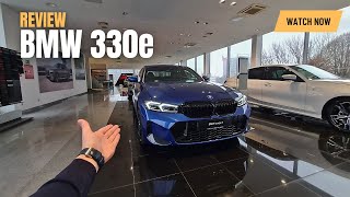 2024 BMW 330e PHEV Review  Exterior Interior Infotainment and Practicality [upl. by Olenolin]