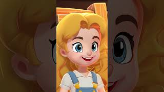 Goldilocks Fairy Tale 👱‍♀️  Bedtime Stories for Toddlers  Bow Tie Cookies shortsvideo [upl. by Malena]