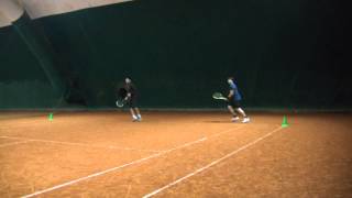 Tennis Training Session 6  Inseguimento Dritto  Rovescio  Giro ad 8 [upl. by Winchell996]