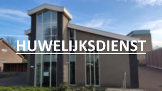 Huwelijksdienst DirkJan en Anieke Snippe  Batenburg  HHG HardinxveldSliedrecht  22112023 [upl. by Ma692]