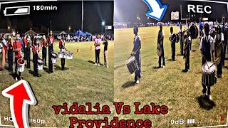 VIDALIA VS LAKE PROVIDENCE BAND BATTLE THIS WAS A INTENSE HOMECOMING GAME [upl. by Niamrej29]