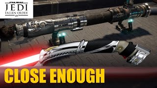 How to make ALL Movie Lightsabers in Jedi Fallen Order [upl. by Demmahum]