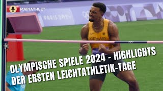 Olympische Spiele 2024  Highlights der ersten LeichtathletikTage [upl. by Annairb]