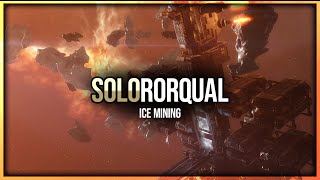 Eve Online  Solo Rorqual Ice Mining [upl. by Roye463]