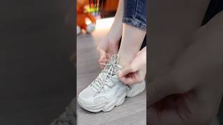 How to tie shoelaces shoelaces fashion [upl. by Blancha]