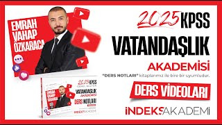 242025 KPSS  Vatandaşlık  Temel Hak ve Hürriyetler  1  Emrah Vahap Özkaraca [upl. by Sadnac]