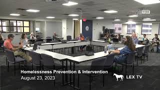 Homelessness Prevention and Intervention 8 23 23 New [upl. by Ariahay]