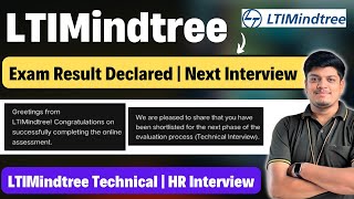 🔥LTIMindtree Exam Result Declared  Next Technical Interview  LTIMindtree Interview Experience [upl. by Vallonia]