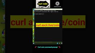 Secret Cmd Hack Using Curl Coin Command Windows11 Shorts [upl. by Ghiselin12]