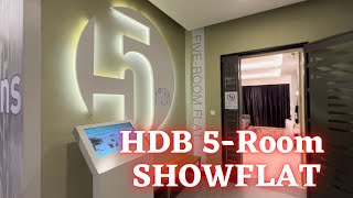 HDB BTO 5Room Flat 110sqm  Showflat  Singapore [upl. by Eelinej905]