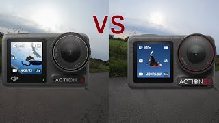 DJI Action 5 Pro Vs DJI Action 4 [upl. by Allekram829]