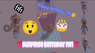 surprise birthday fifi 💗text to speech 💗malay  eng version [upl. by Latini]