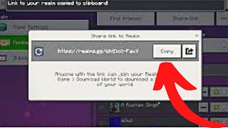 Join my Minecraft Bedrock Realms codeslinks Code in Video [upl. by Aihsein278]