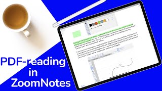 the BEST PDFreader for the iPad 😍 ZoomNotes [upl. by Dosia]