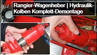 RangierWagenheber – HydraulikKolben KomplettDemontage  DIY  How To  TUTORIAL [upl. by Hsot]