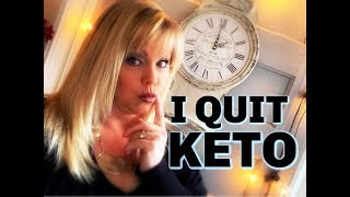 I QUIT KETO  SEE WHAT IM DOING NOW 👍 [upl. by Deyes]