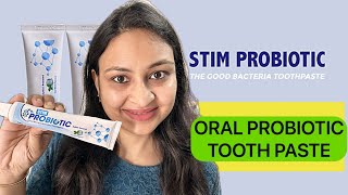 Probiotic toothpasteProbiotic toothpaste for bad breath [upl. by Orgalim896]