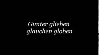 Gunter gleiben glauchen globen [upl. by Melc]