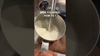 How to steam milk and Latte art barista coffee goldenbrowncoffee steaming milk espresso [upl. by Duwalt]